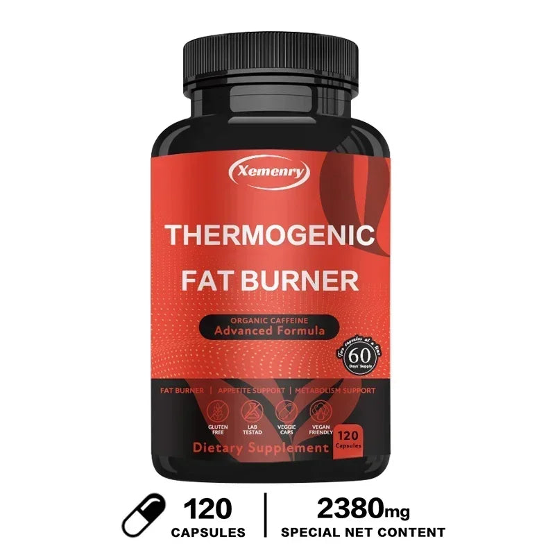 Pyrogenic Fat Burner with Organic Caffeine - Weight Management Supplement for Men and Women