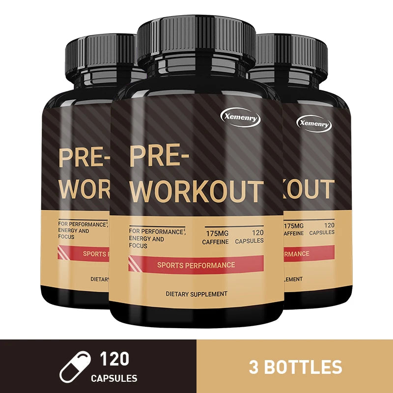 Pre-Workout - Muscle Building&growth Supports Sport Energy and Strength