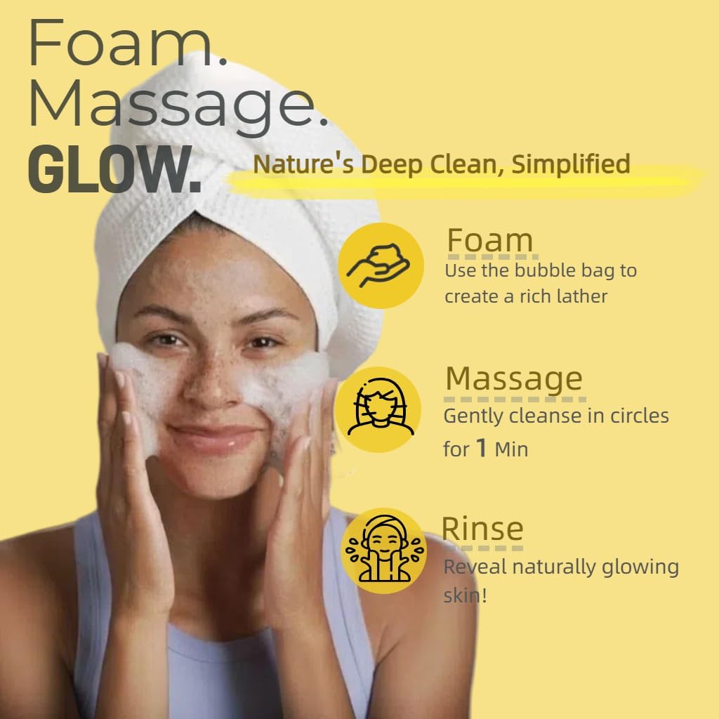 Kojic Acid & Turmeric Brightening Soap – Dark Spot Remover with Vitamin C, Retinol & Lemon Oil