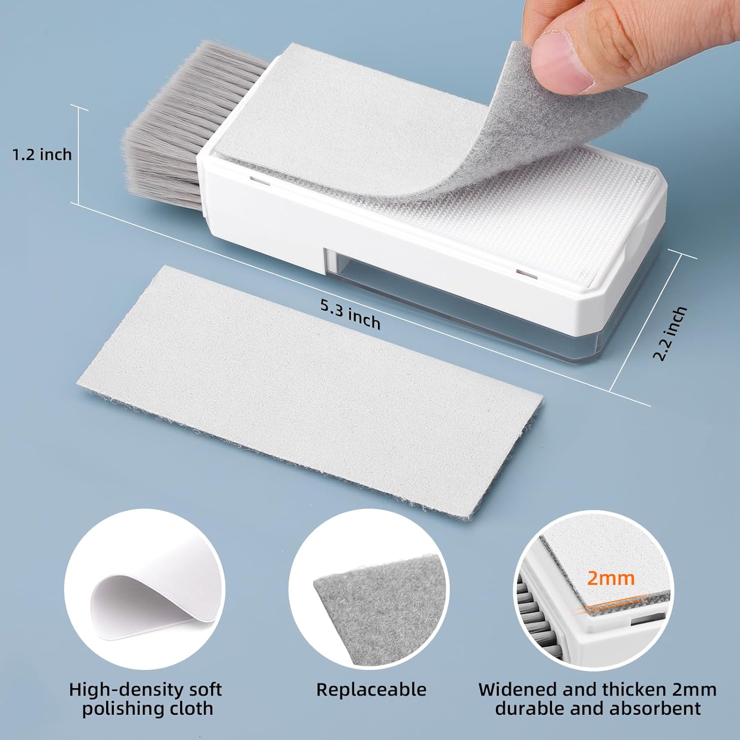 Keyboard & Laptop Cleaning Kit Computer, Screen & Electronic Cleaner with Brushes, Cloths & Tools for MacBook, iPad, iPhone, Earbuds & Camera