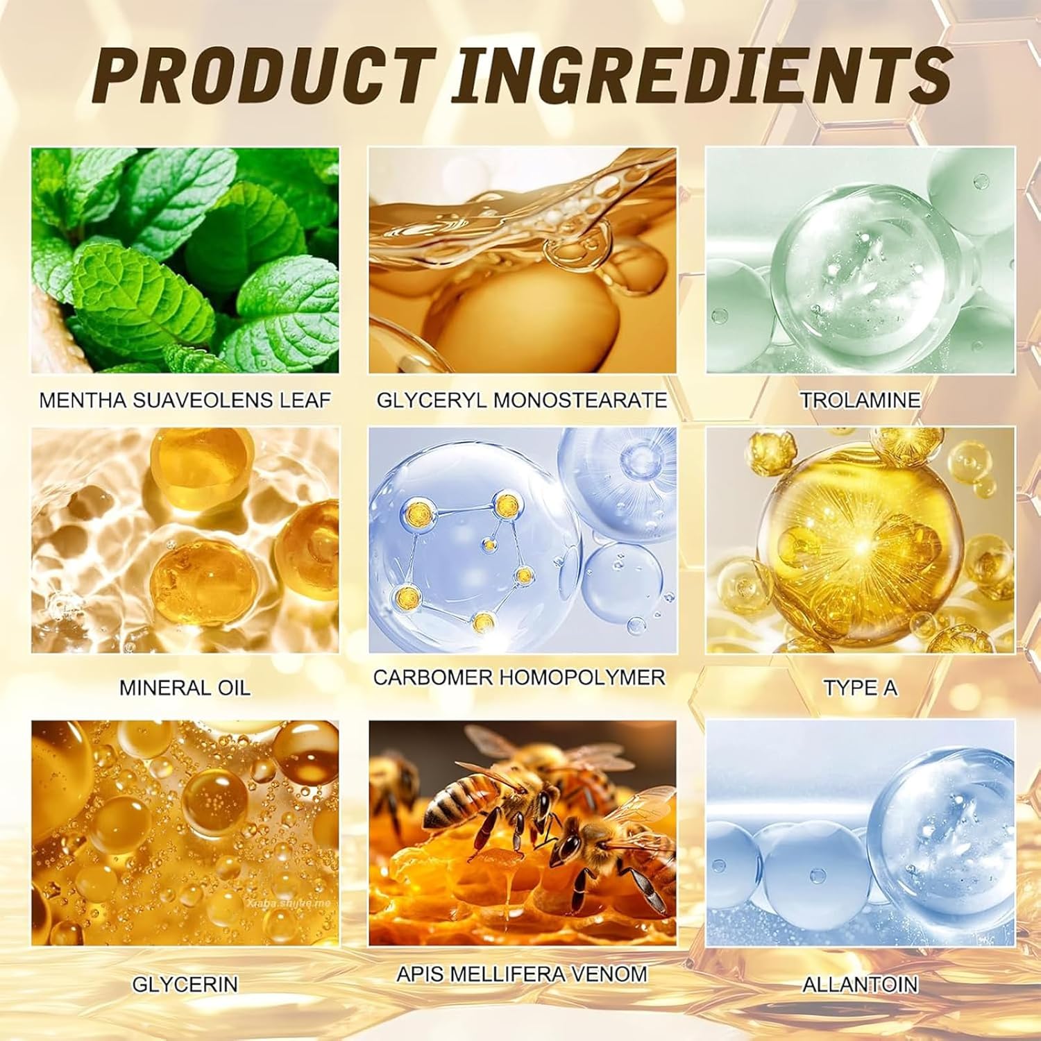 Bee Venom Firming & Brightening Cream Anti-Aging Moisturizer