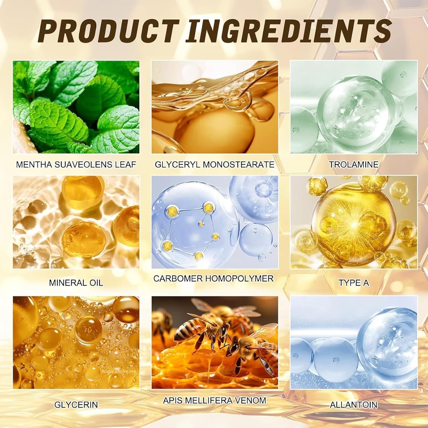 Bee Venom Firming & Brightening Cream Anti-Aging Moisturizer