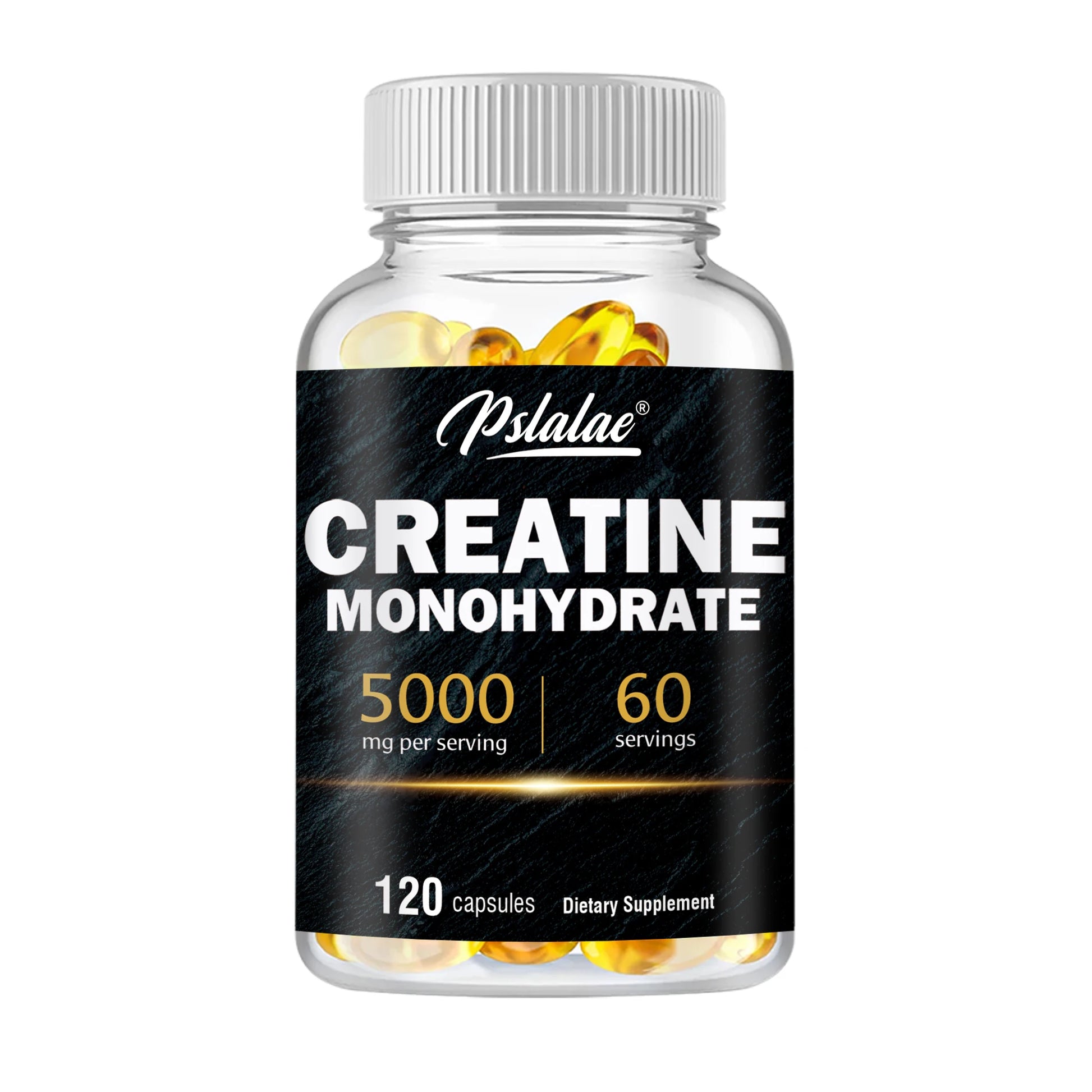 Creatine Monohydrate - Build Muscle, Improve Athletic Performance, Improve Energy Endurance and Promote Recovery - 120 Capsules