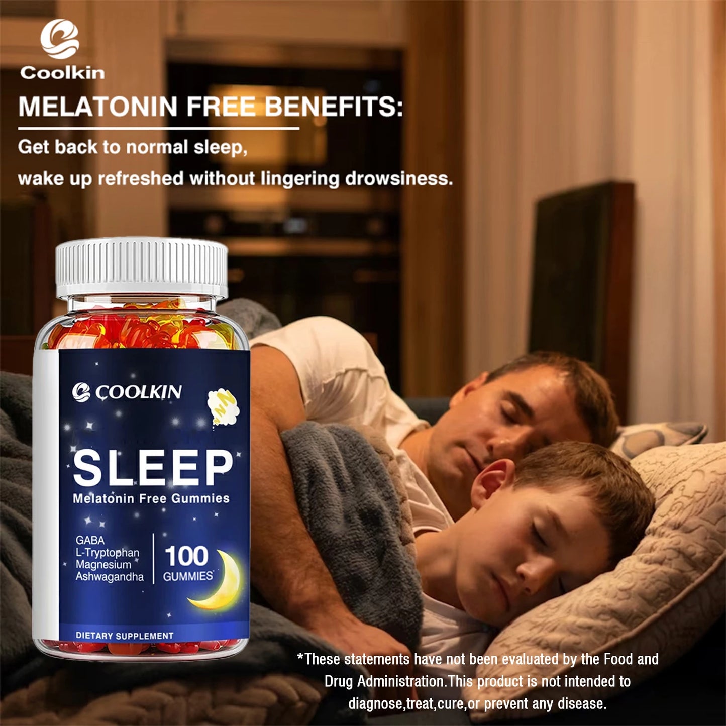 Melatonin Gummies - Restore Normal Sleep State and Relieve Fatigue - 100 Gummies