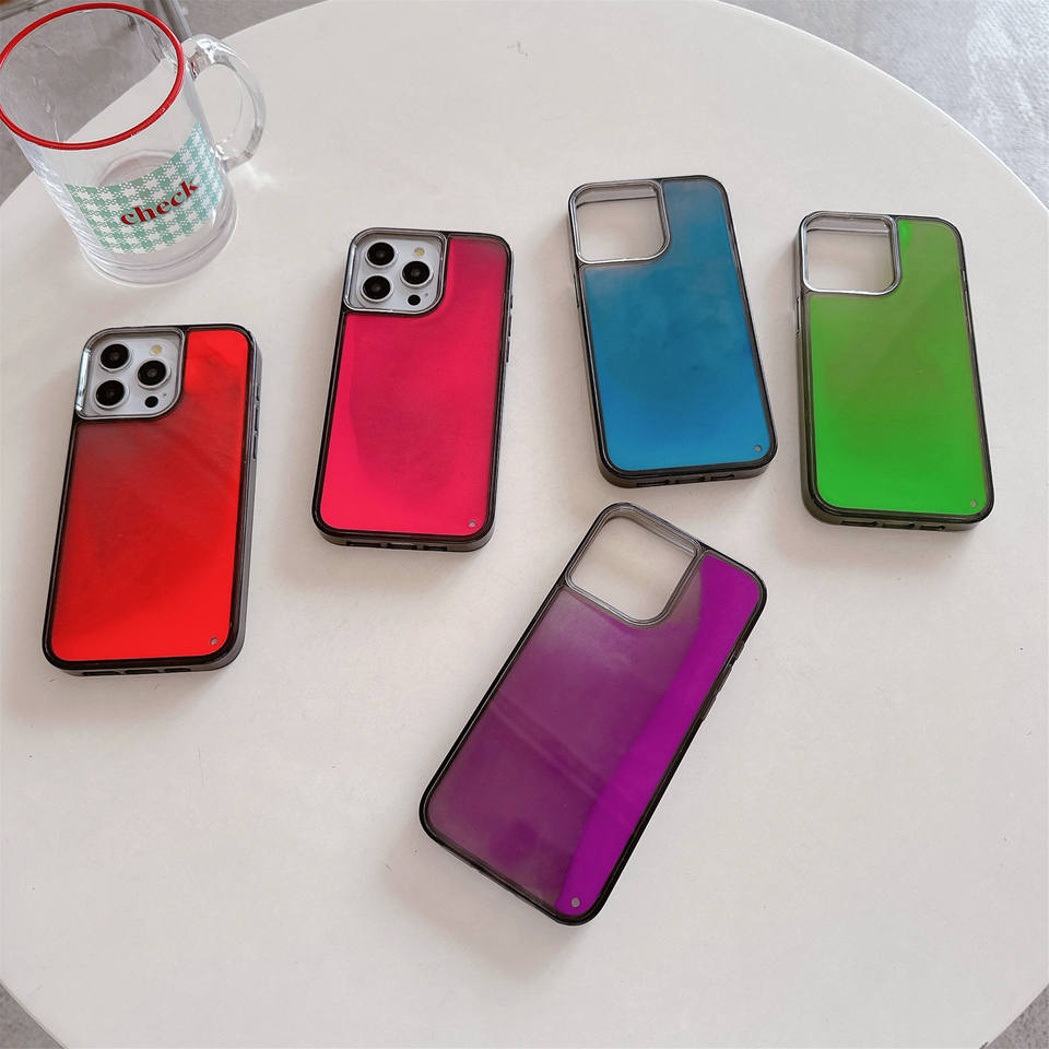Luminous Quicksand Glow Case Sparkle & Protect Your iPhone in Style