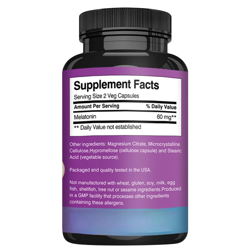 Melatonin Supplements - Promote Sleep Quality & Alertness, Help Deep Sleep