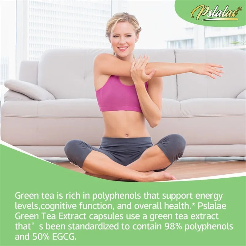 Green Tea Extract - Burning & Inhibiting Fat Control Appetite, Gut Health, Weight Management