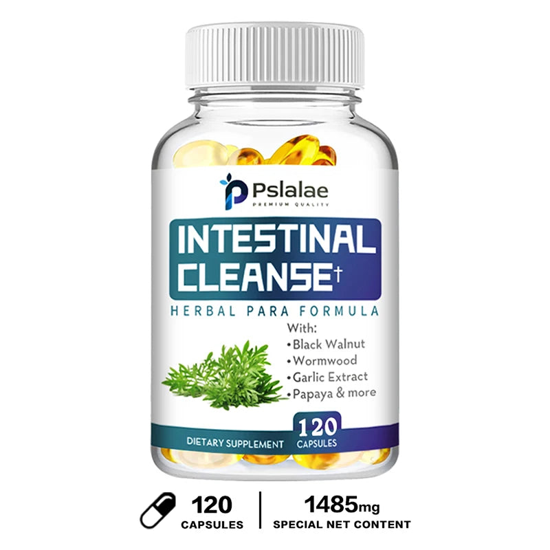 Intestinal Cleanse Capsules - with Wormwood, Black Walnut, Goldenseal - Supports Intestinal Health and Promotes Bowel Regularity