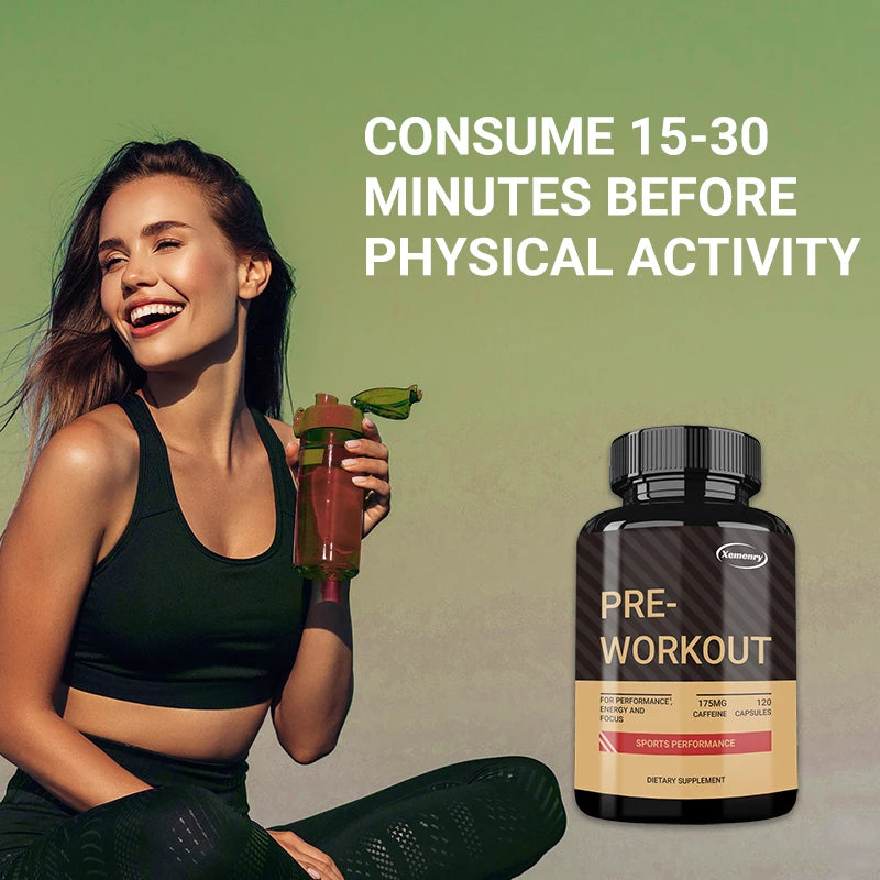 Pre-Workout - Muscle Building&growth Supports Sport Energy and Strength