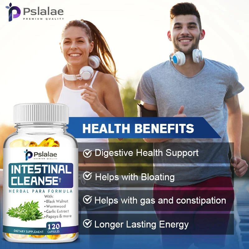 Intestinal Cleanse Capsules - with Wormwood, Black Walnut, Goldenseal - Supports Intestinal Health and Promotes Bowel Regularity
