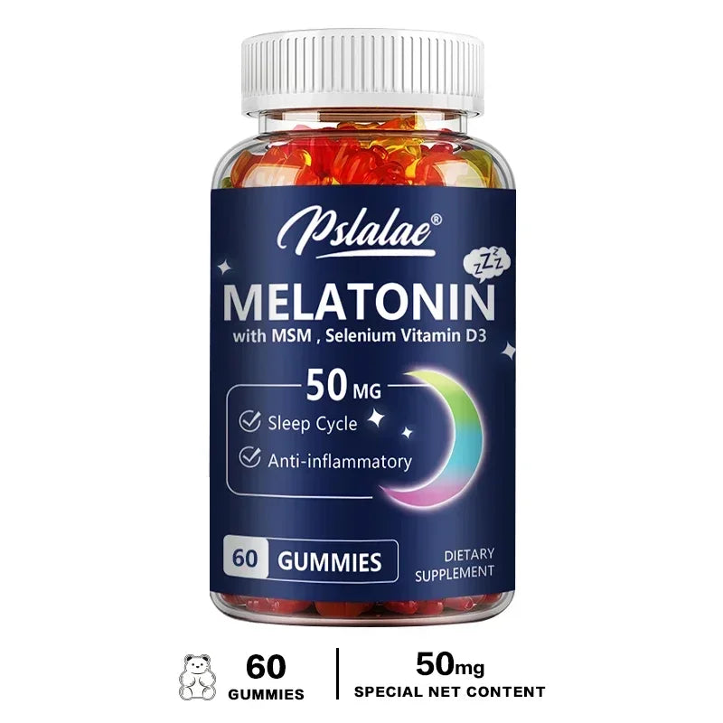 Melatonin Gummies - Improve Sleep Quality and Support Deep Sleep, Relaxation During Sleep, Promotes Falling Asleep Quickly