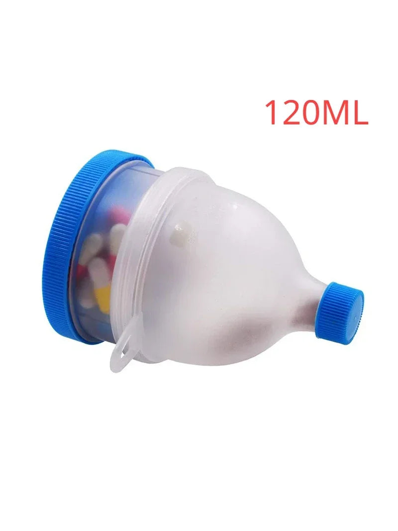 Portable Protein Powder Bottle With Whey Keychain Health Funnel Medicine Box Small Water Cup Outdoor camping Container