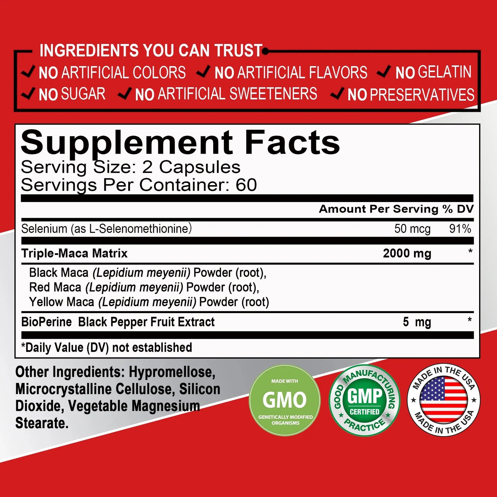 Maca Root - Improves Vitality and Performance, Enhances Male Strength