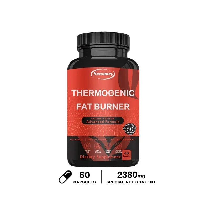 Pyrogenic Fat Burner with Organic Caffeine - Weight Management Supplement for Men and Women