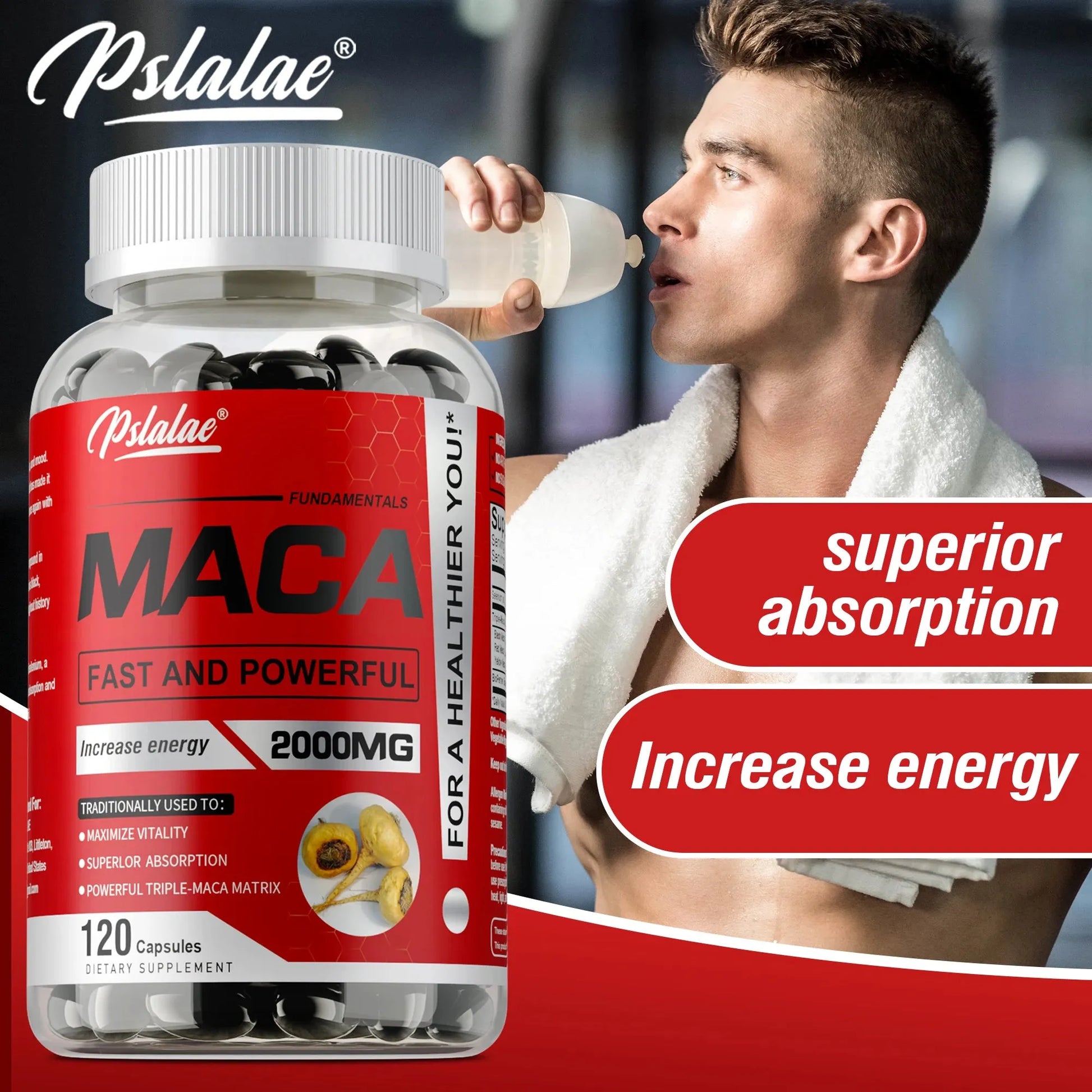 Maca Root - Improves Vitality and Performance, Enhances Male Strength