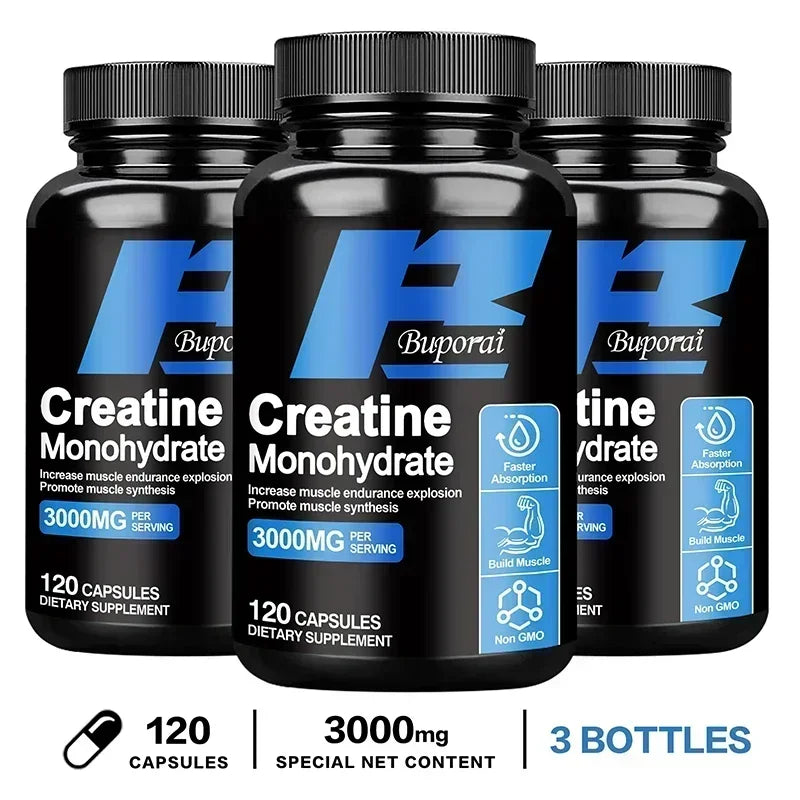 Creatine Monohydrate - Increases Lean Muscle Mass, Promote Muscle Growth, Relieve Fatigue, Improves Performance