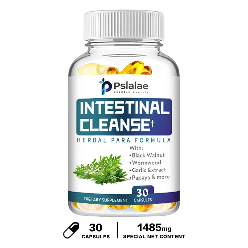 Intestinal Cleanse Capsules - with Wormwood, Black Walnut, Goldenseal - Supports Intestinal Health and Promotes Bowel Regularity