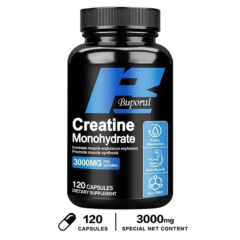 Creatine Monohydrate - Increases Lean Muscle Mass, Promote Muscle Growth, Relieve Fatigue, Improves Performance