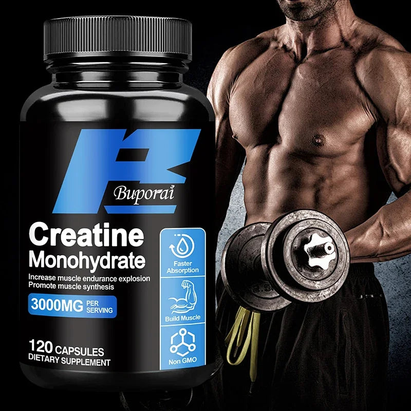 Creatine Monohydrate - Increases Lean Muscle Mass, Promote Muscle Growth, Relieve Fatigue, Improves Performance
