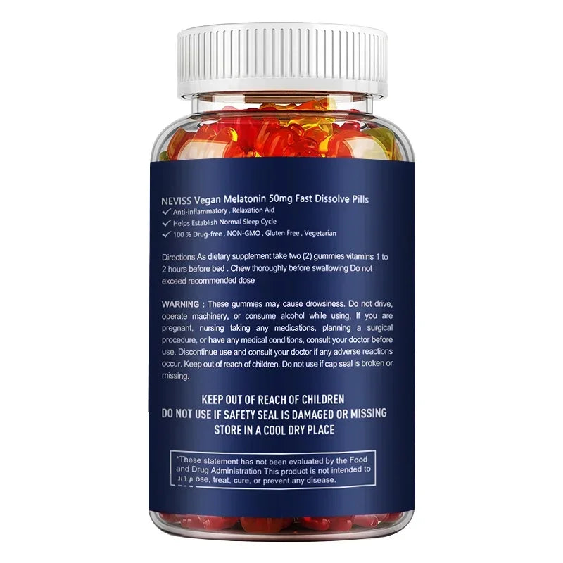 Melatonin Gummies - Improve Sleep Quality and Support Deep Sleep, Relaxation During Sleep, Promotes Falling Asleep Quickly