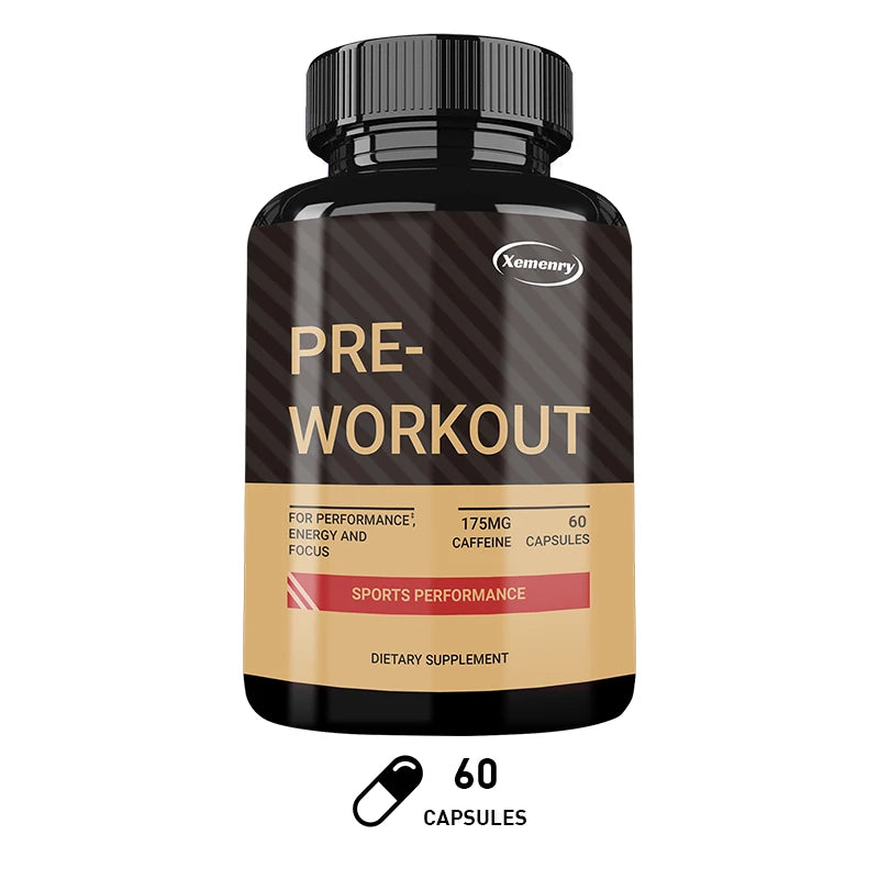 Pre-Workout - Muscle Building&growth Supports Sport Energy and Strength