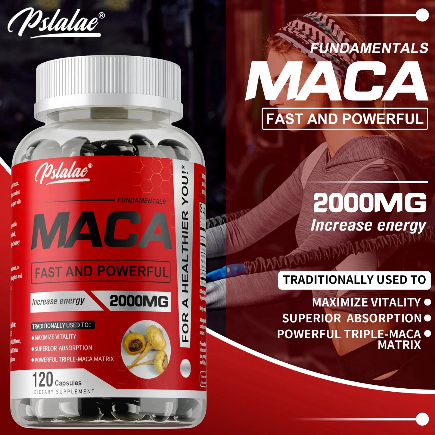 Maca Root - Improves Vitality and Performance, Enhances Male Strength
