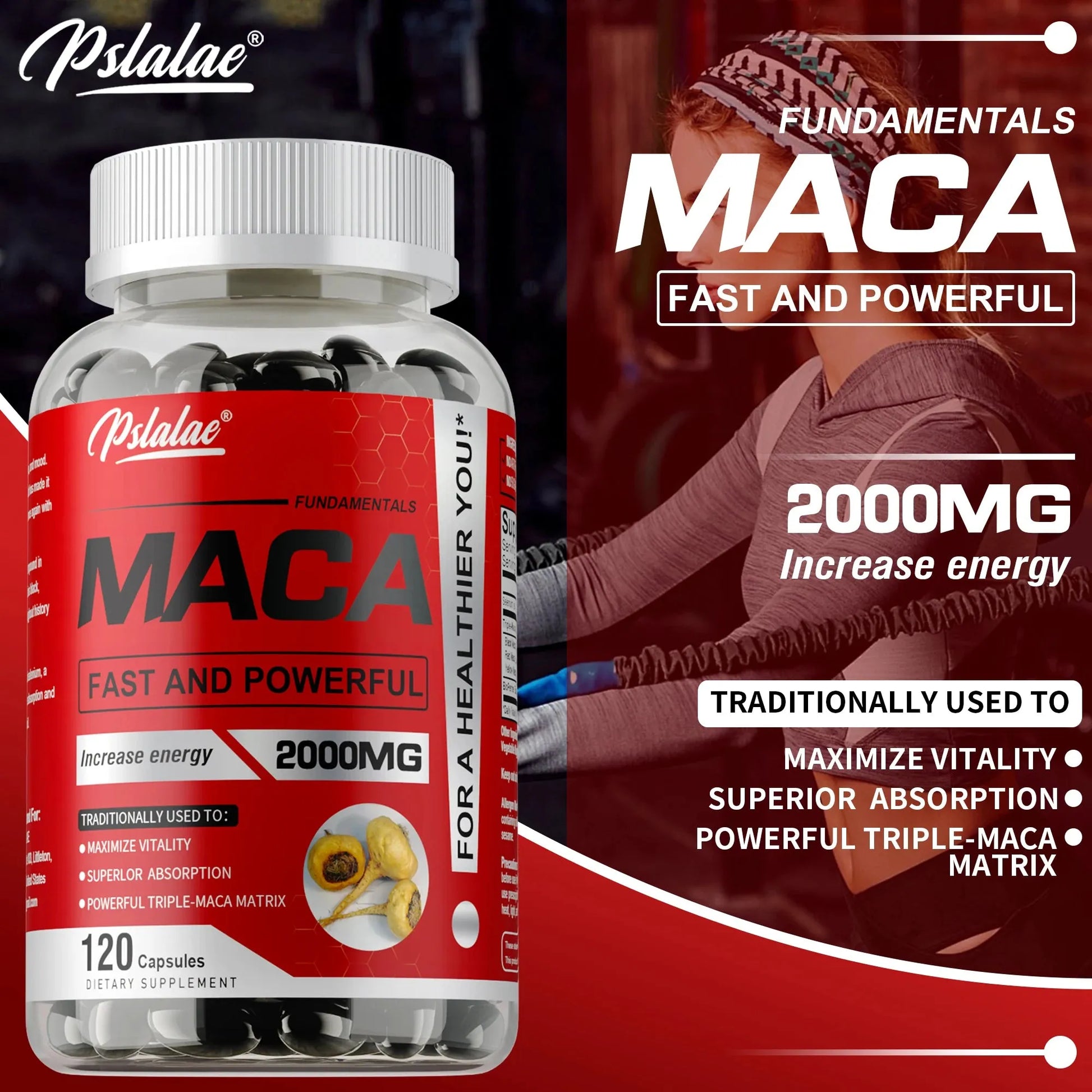 Maca Root - Improves Vitality and Performance, Enhances Male Strength