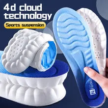 4D Sport Orthopedic Insoles  Arch Support, Breathable & Cut-to-Fit Comfort Pads for Men & Women