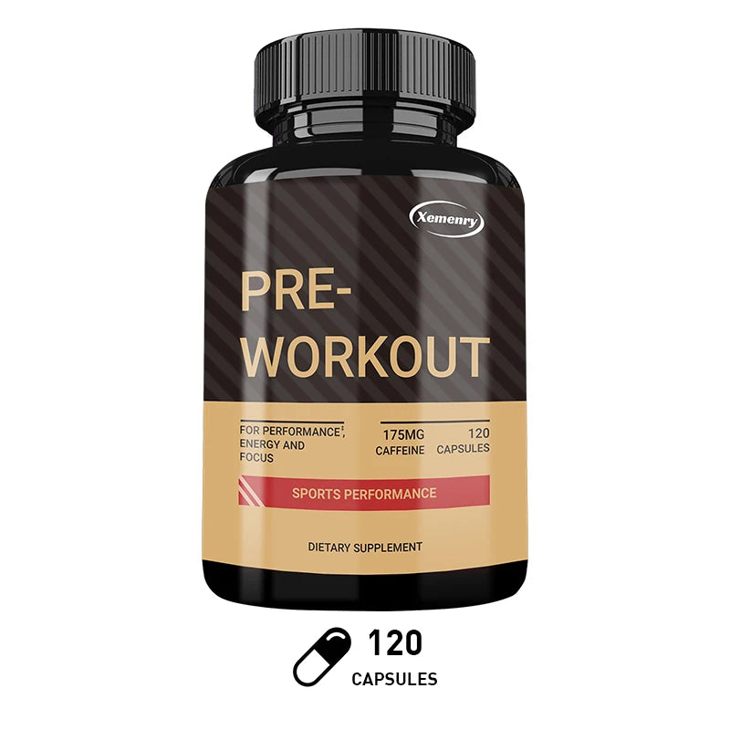 Pre-Workout - Muscle Building&growth Supports Sport Energy and Strength