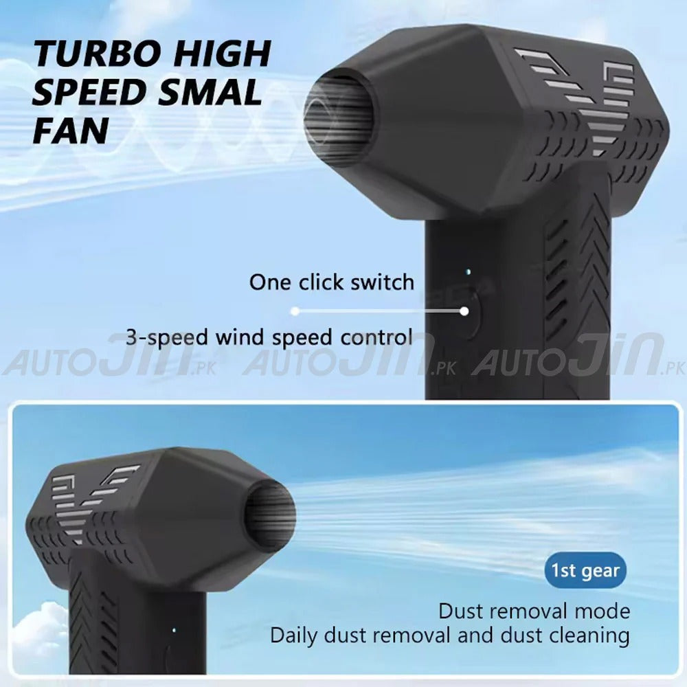 130000RPM High-Speed Turbo Blower – Strong Jet Air Pump for Drying & Dust Removal