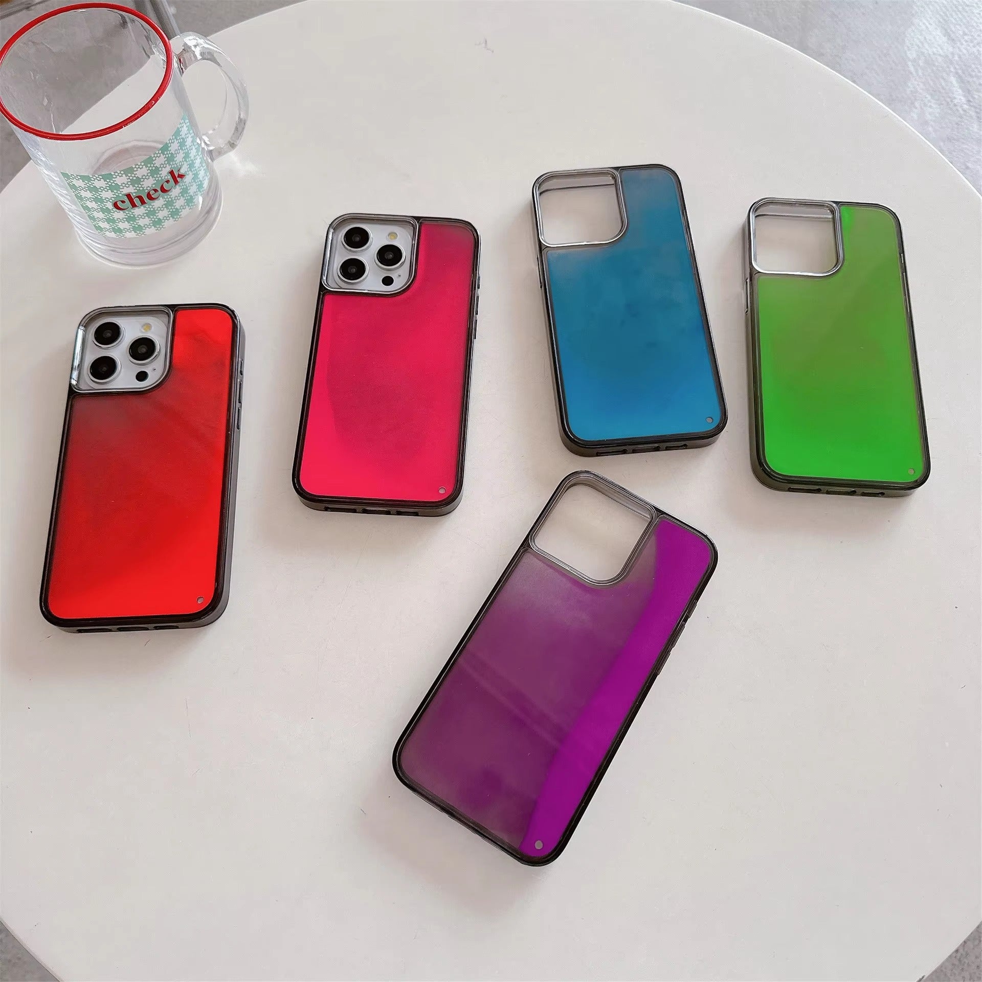 Luminous Quicksand Glow Case Sparkle & Protect Your iPhone in Style