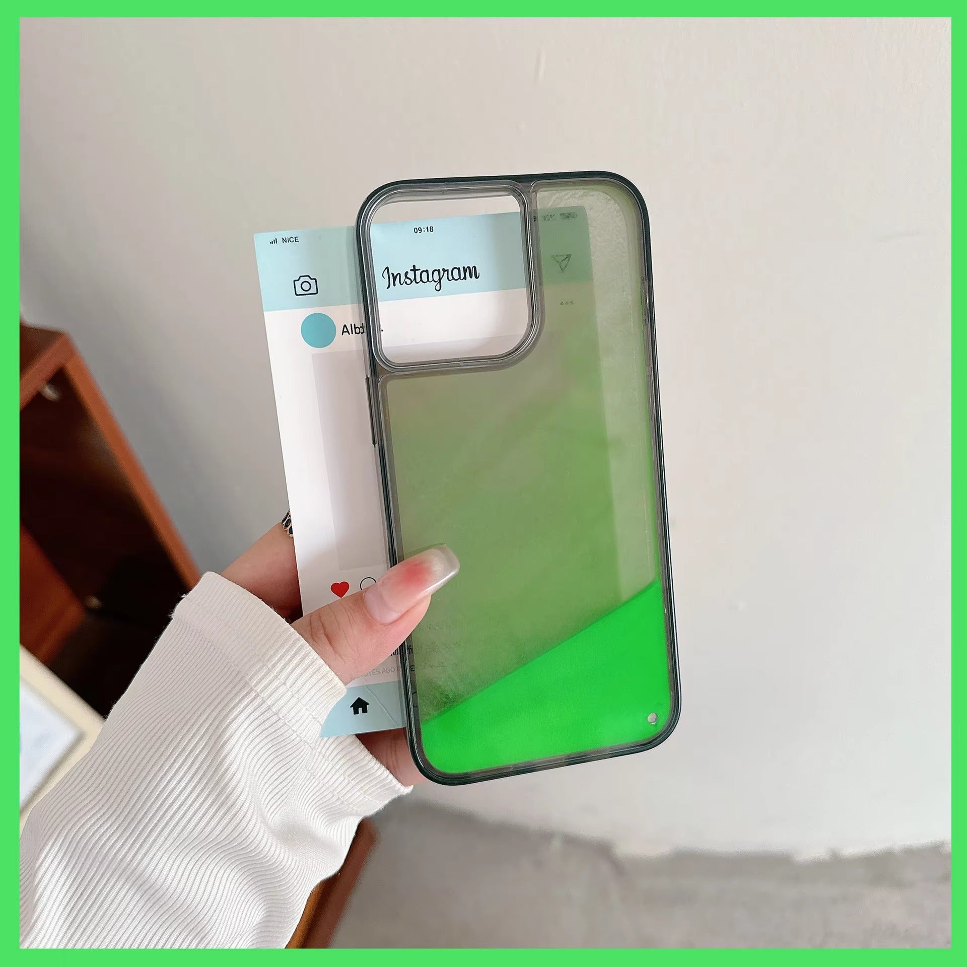 Luminous Quicksand Glow Case Sparkle & Protect Your iPhone in Style