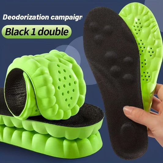 4D Sport Orthopedic Insoles  Arch Support, Breathable & Cut-to-Fit Comfort Pads for Men & Women
