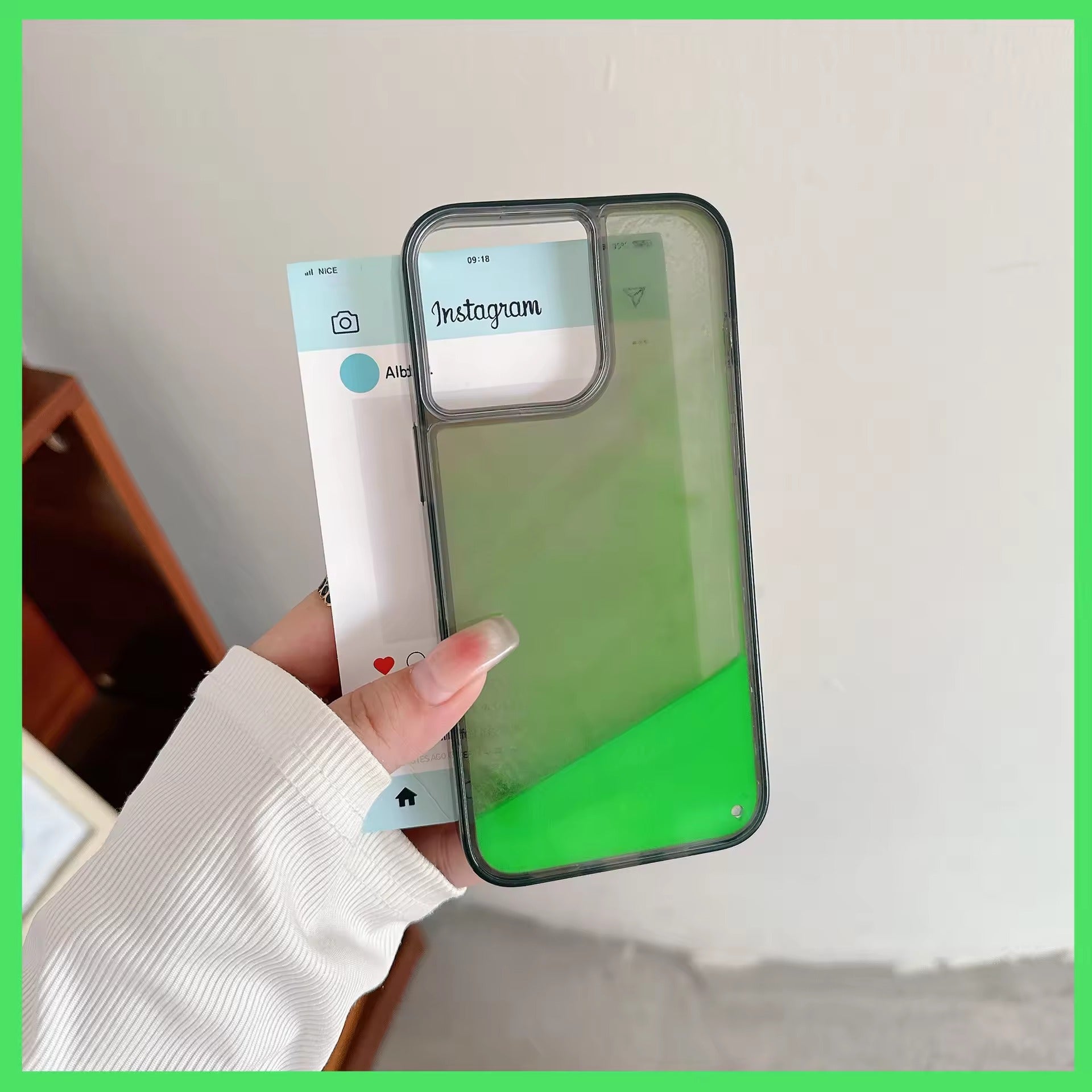 Luminous Quicksand Glow Case Sparkle & Protect Your iPhone in Style